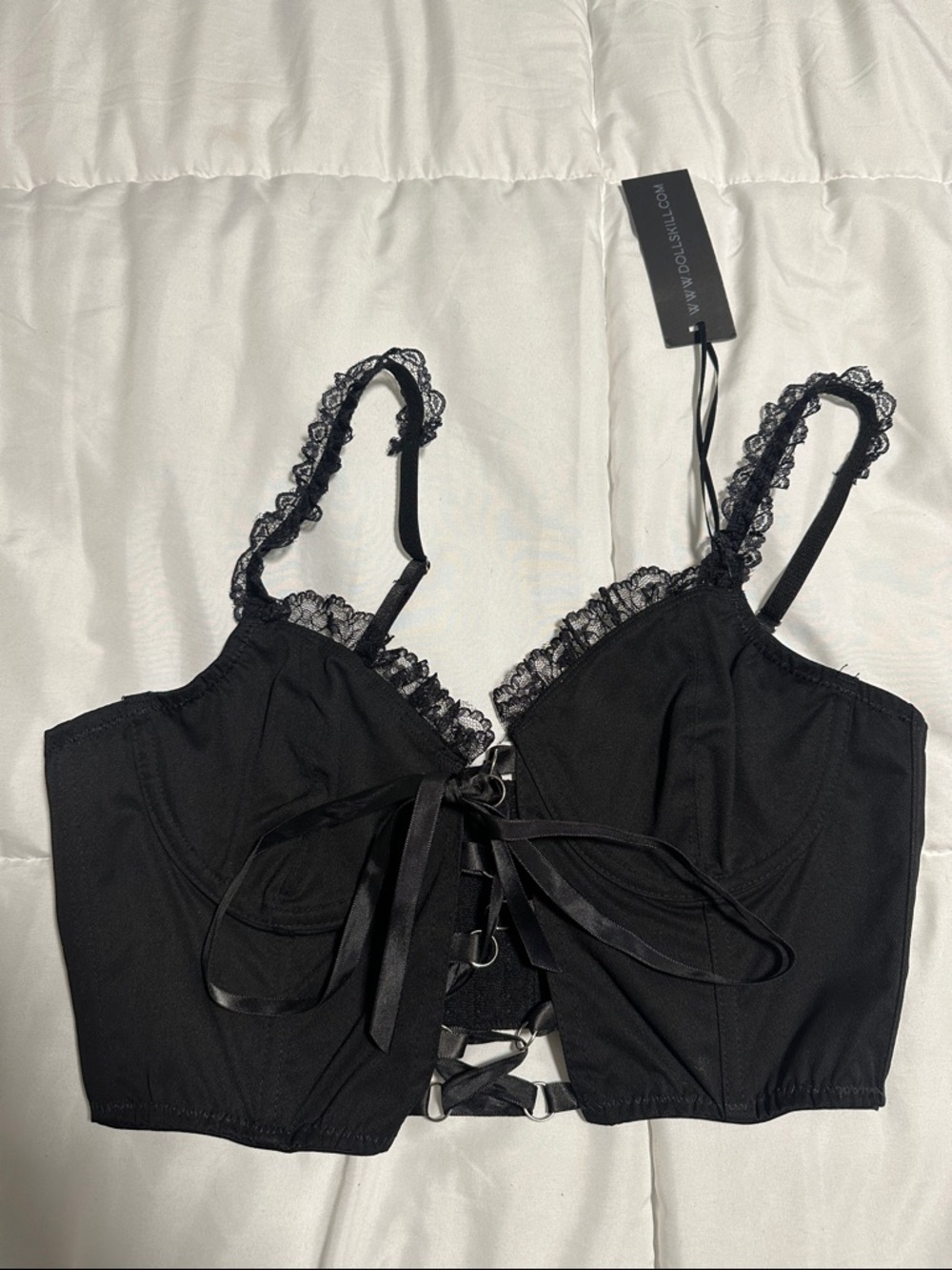 Dollskill cropped corset top